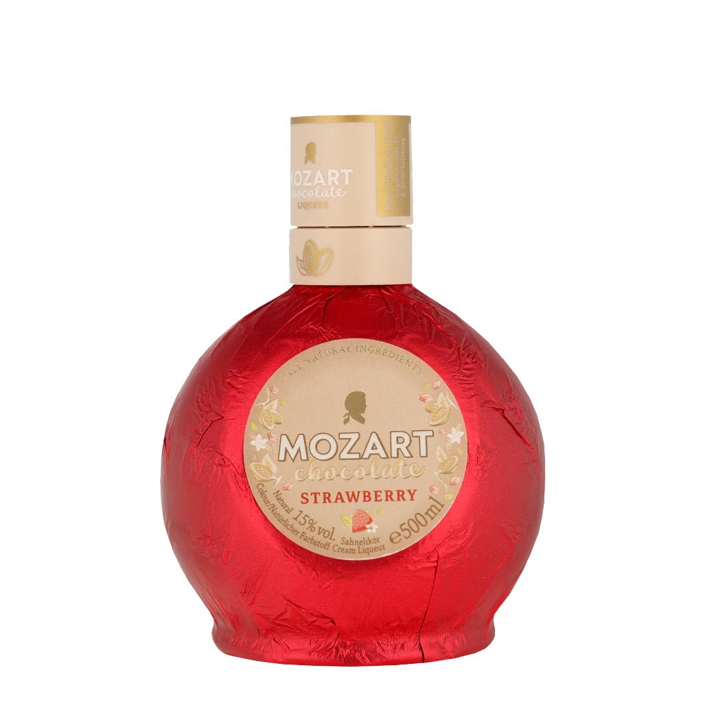 Mozart White Chocolate Strawberry 50cl