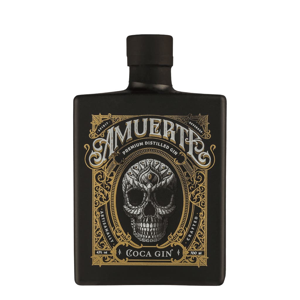 Amuerte Coca Leaf Gin - Black Edition 70cl