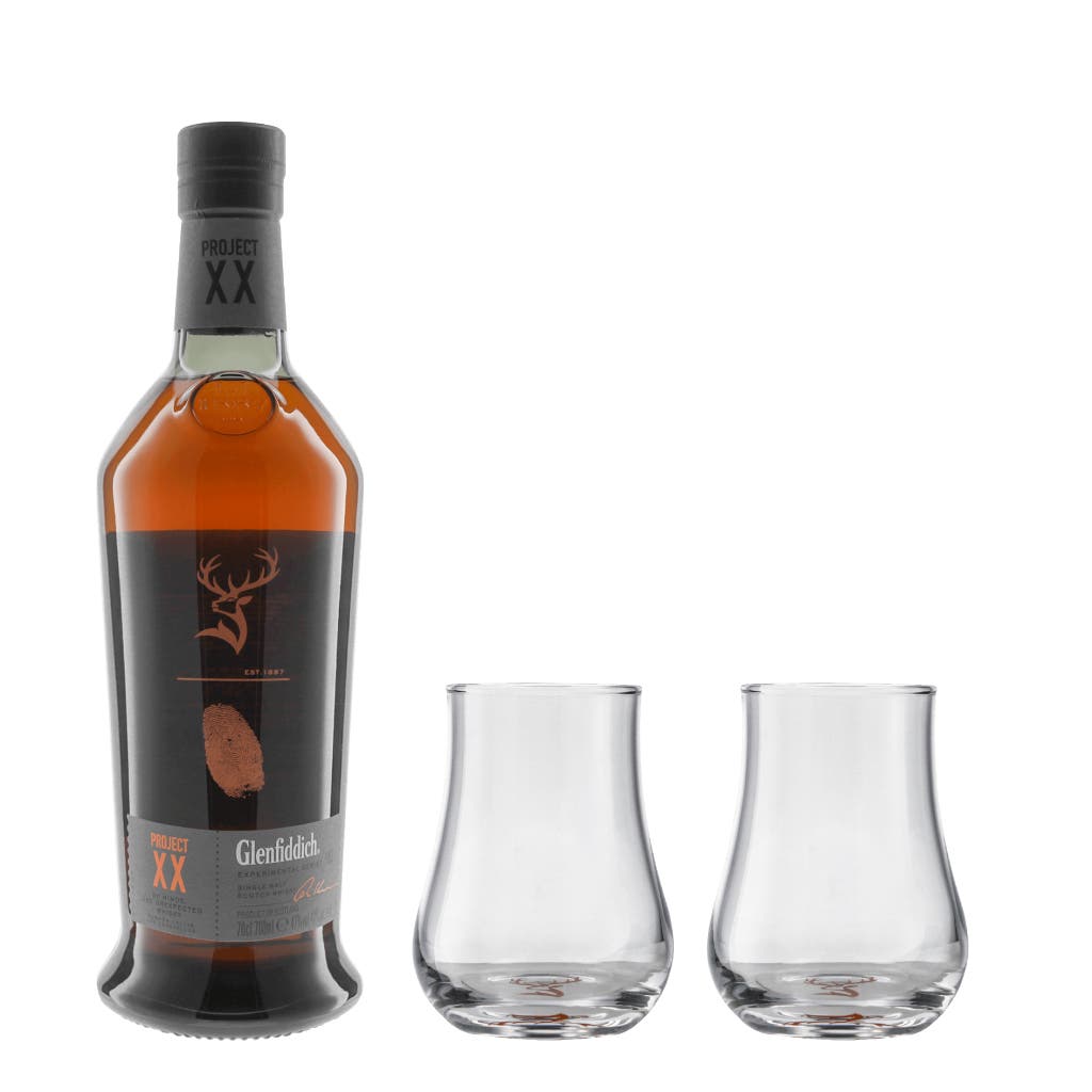 Achteter Ici Glenfiddich 12 Year 70cl 40% + 2 Verres + Emballage Cadeau -  Nevejan