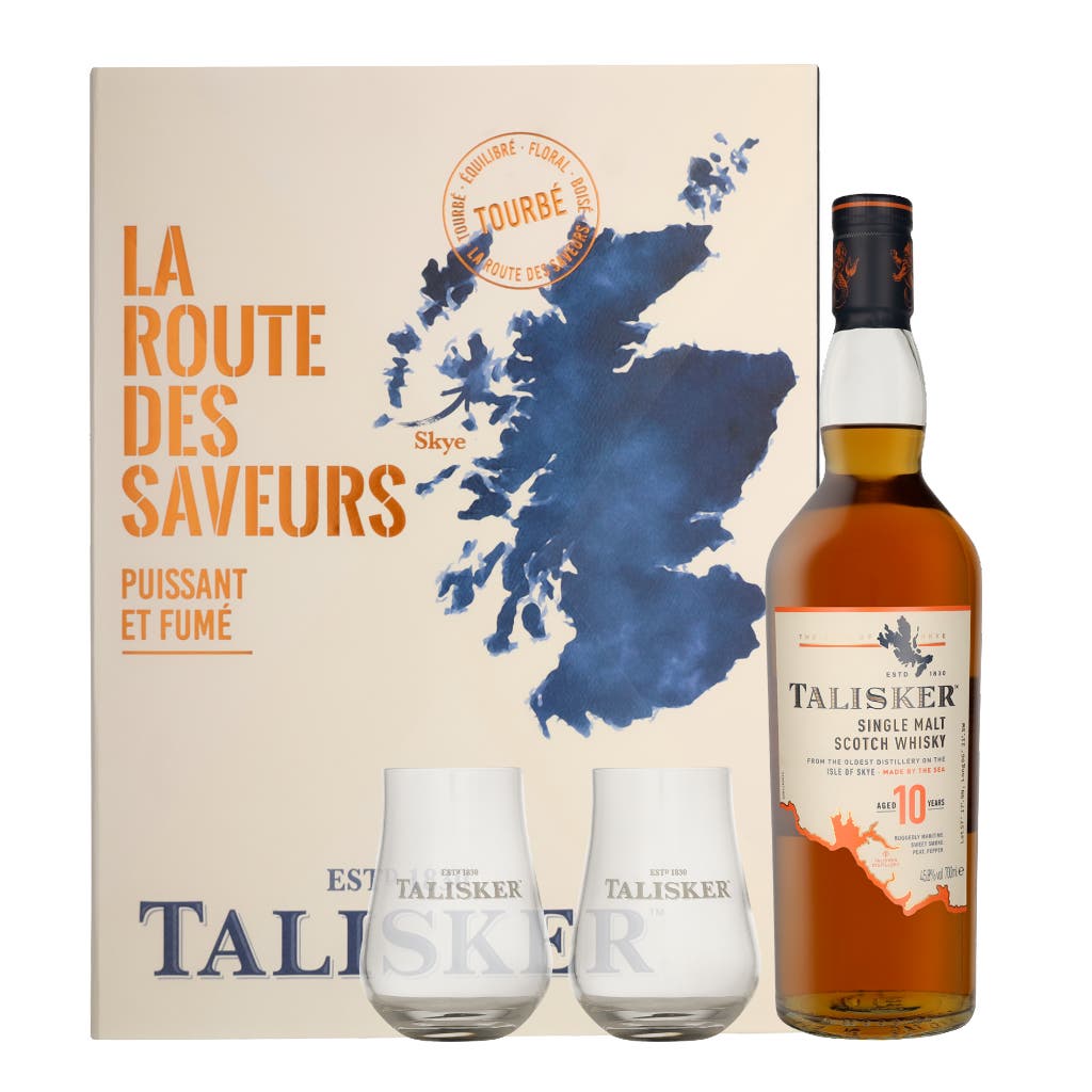 Talisker 10 Years + 2 Glasses 70cl