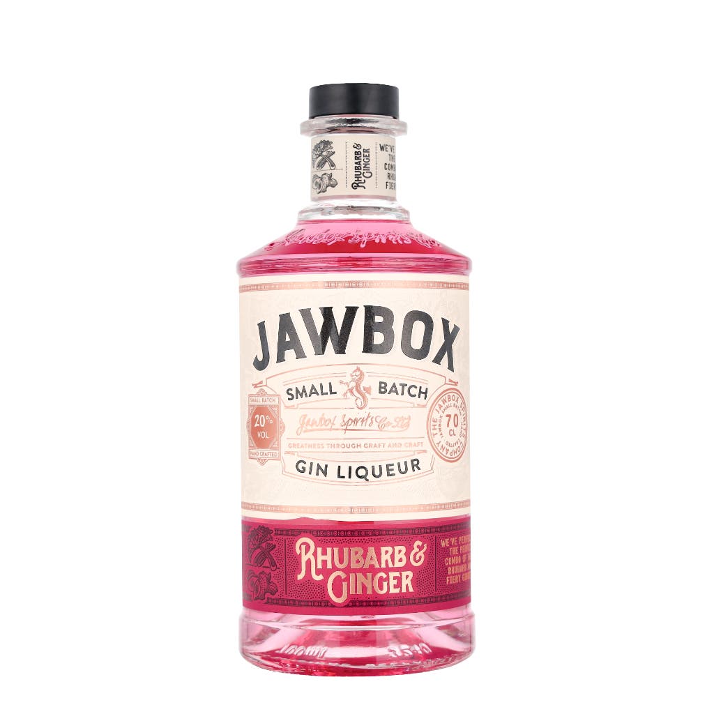 Jawbox Gin Liqueur - Rhubarb & Ginger 70cl