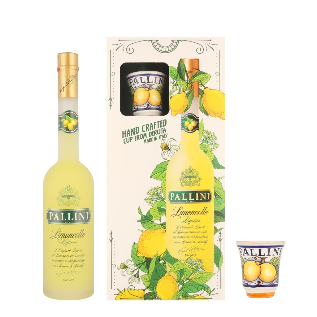 Pallini Limoncello Giftset 50cl