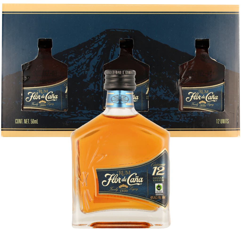 Flor De Cana 12 Years 12 x 5cl