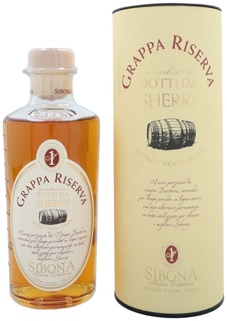 Sibona Grappa Sherry Wood Finish 50cl