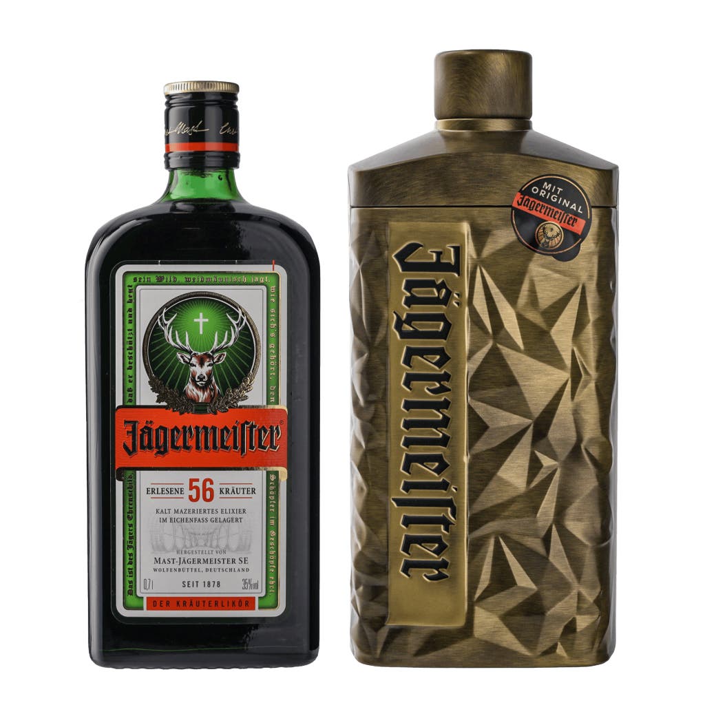 JAGERMEISTER AVEC DES ÉPINES DORÉES - CADEAU DE LUXE - ◊ PRIME 