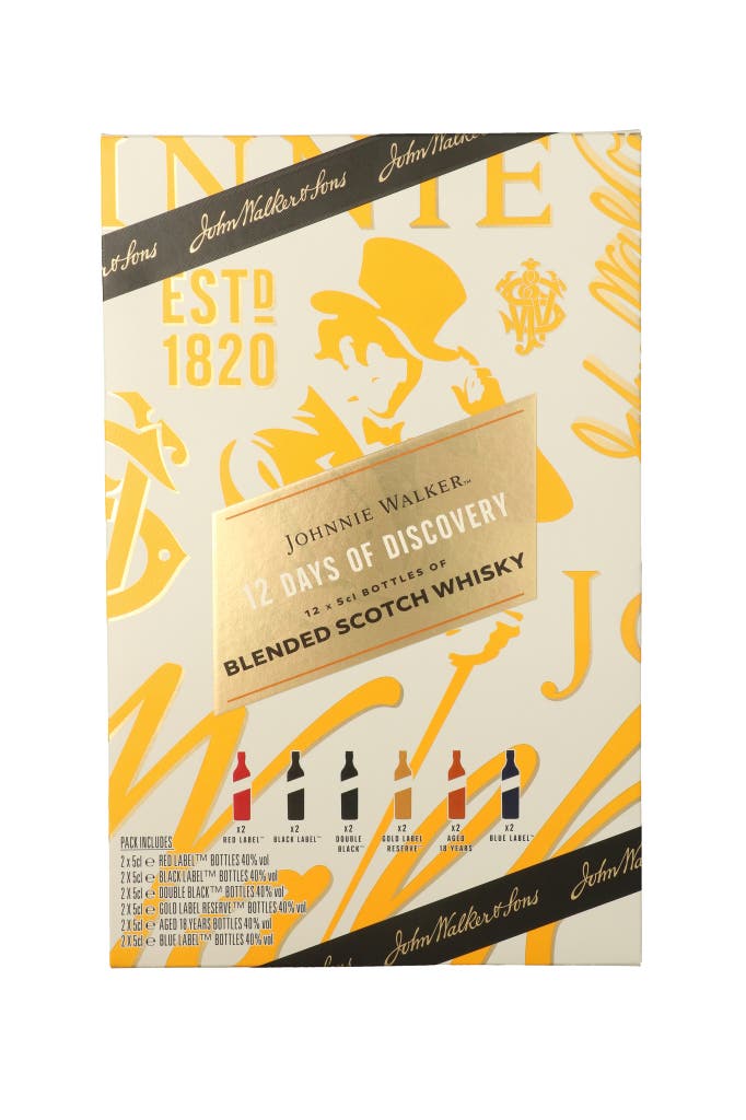 Johnnie Walker Multi Advent Calendar (12x5cl) Topdrinks