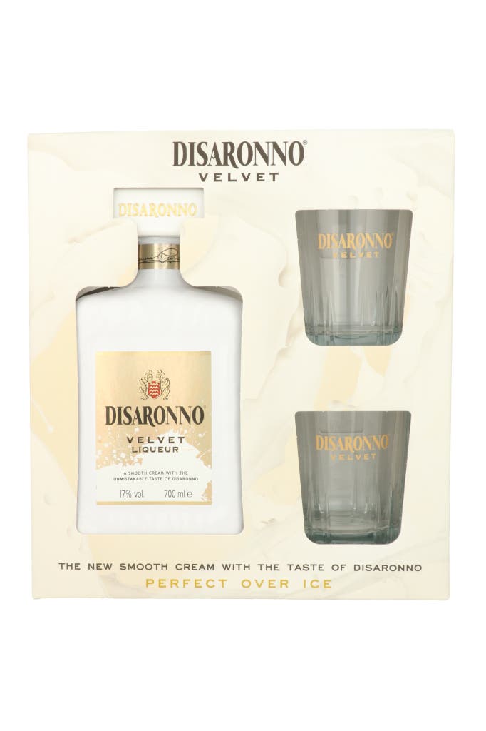 Disaronno Velvet + 2 Glasses 70cl