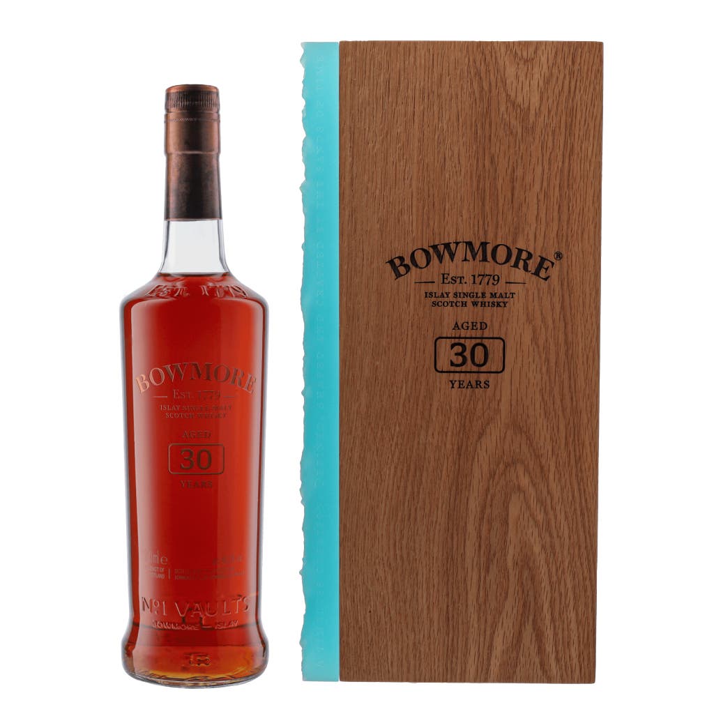 Bowmore 30 years + Wooden GB 70cl