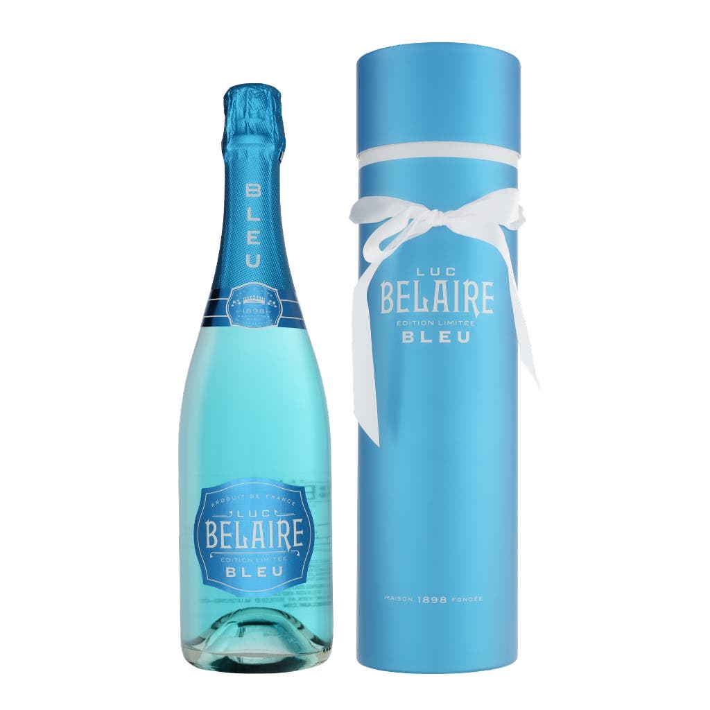 Luc Belaire Blue + Tube GB 75cl - Topdrinks