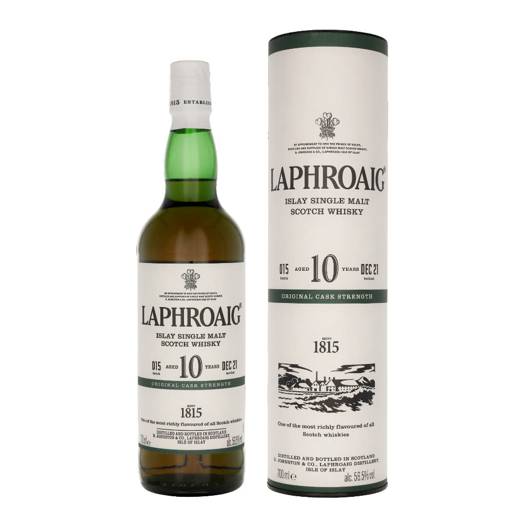 Laphroaig 10 Years Cask Strength Batch 15 70cl - Topdrinks