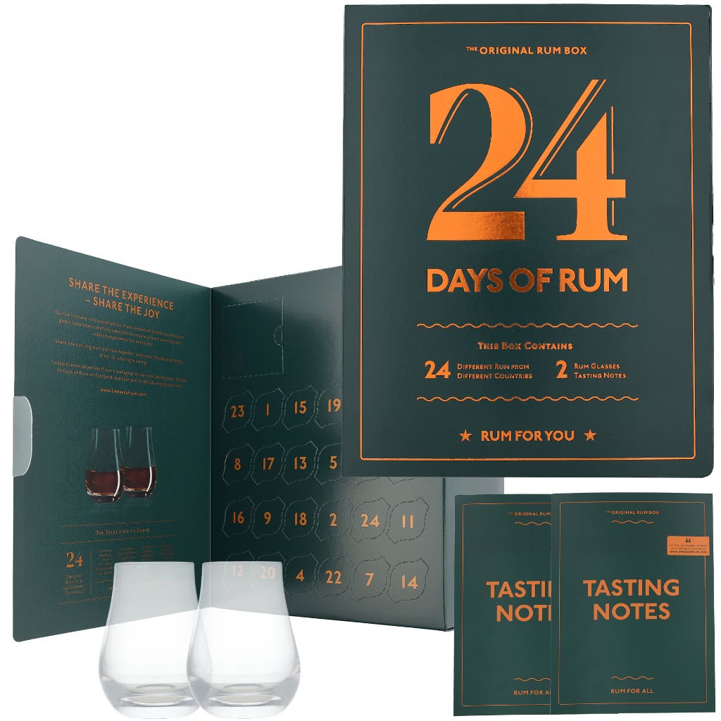 The Original Rum Calendar 24 Days Of Rum 48cl Topdrinks