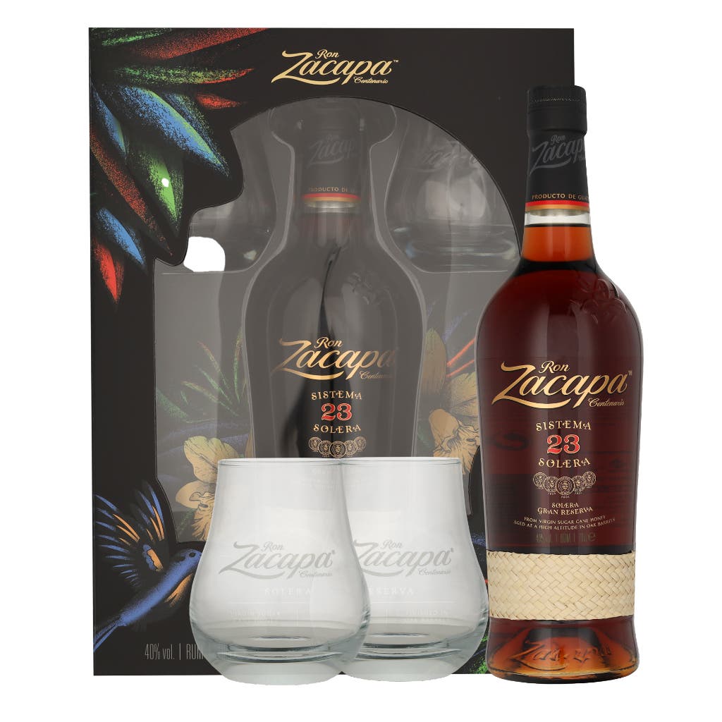 Zacapa 23 Years + 2 Glasses 70cl