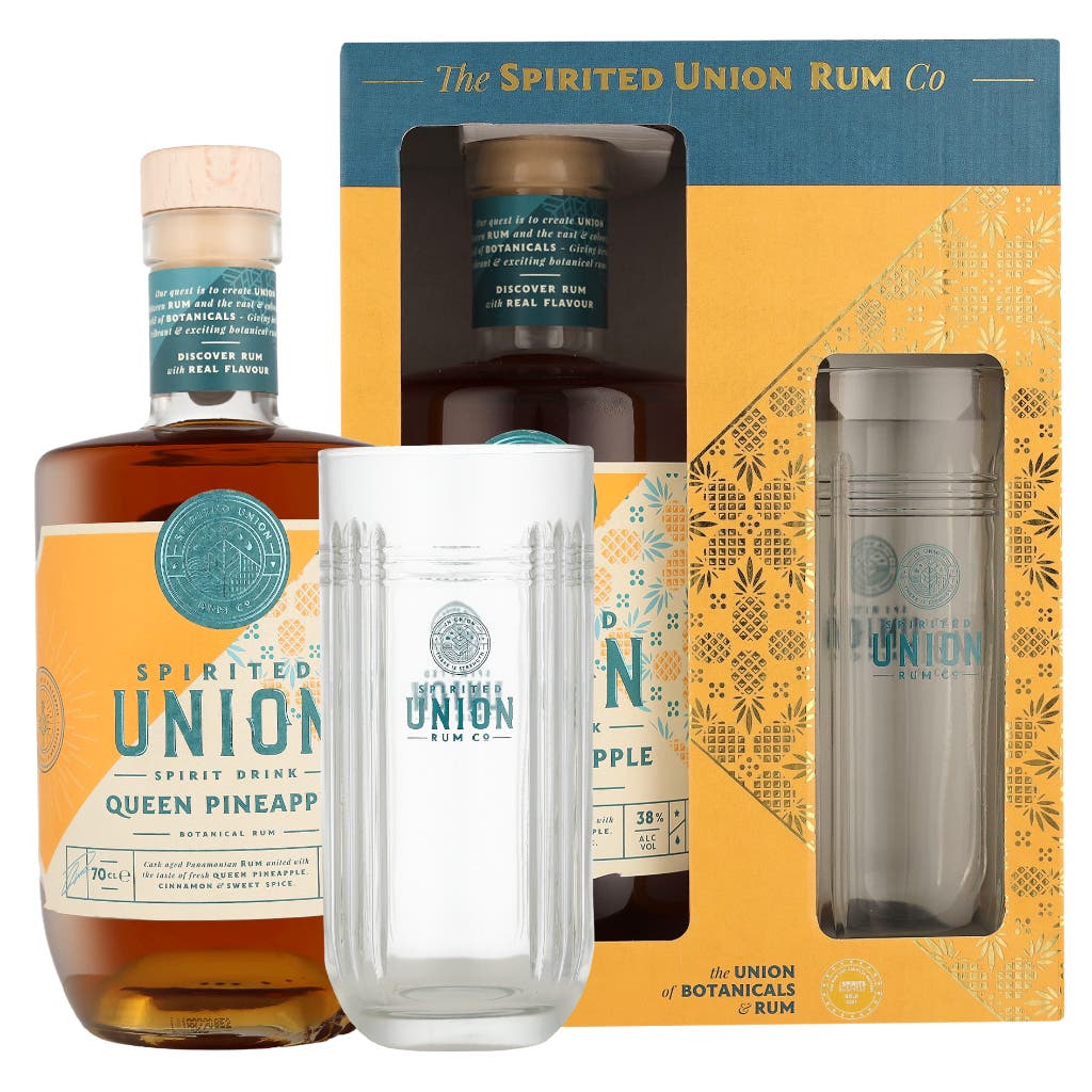 Spirited Union Queen Pineapple + Glass 70cl