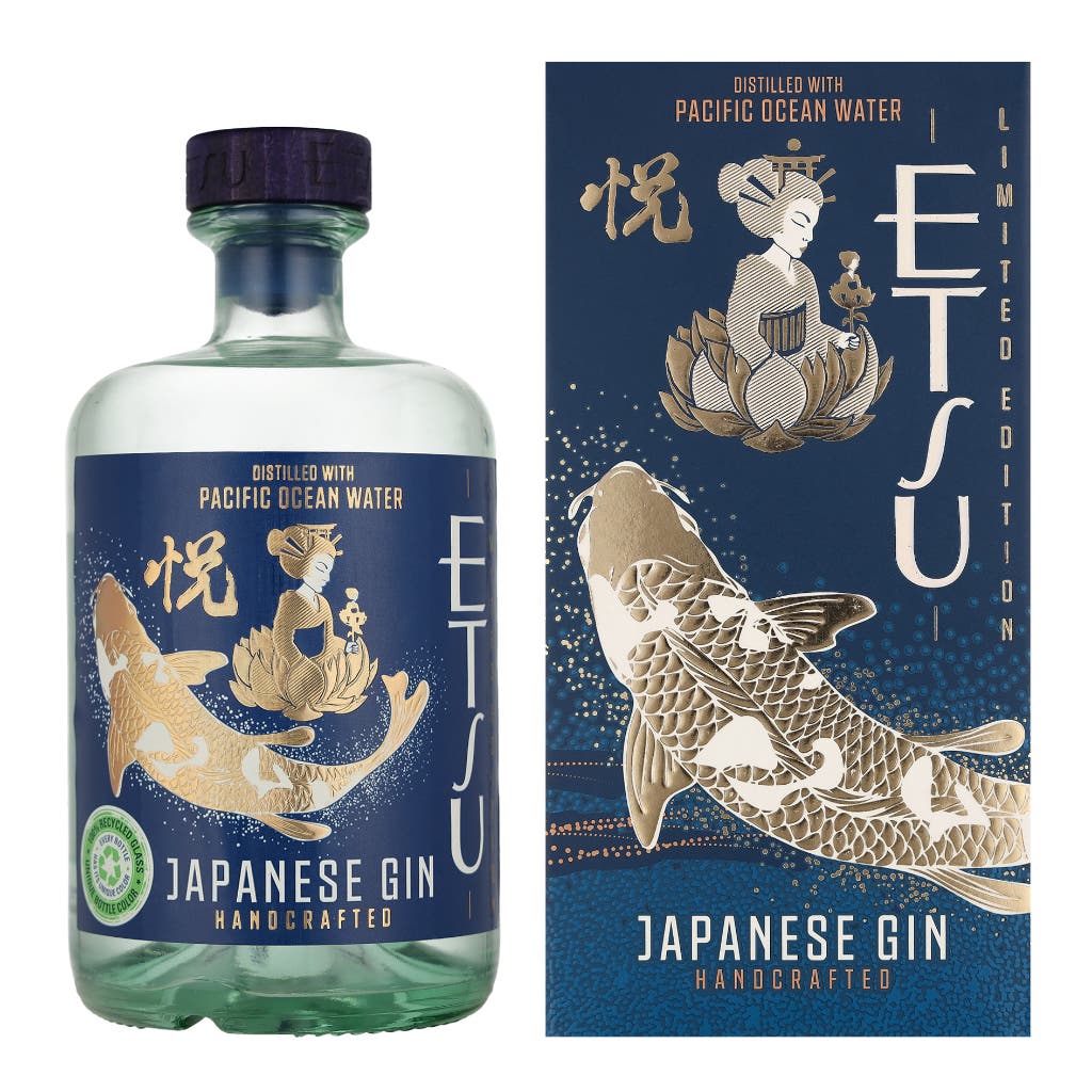 ETSU GIN JAPONAIS À L'EAU DE L'OCÉAN PACIFIQUE CL.70