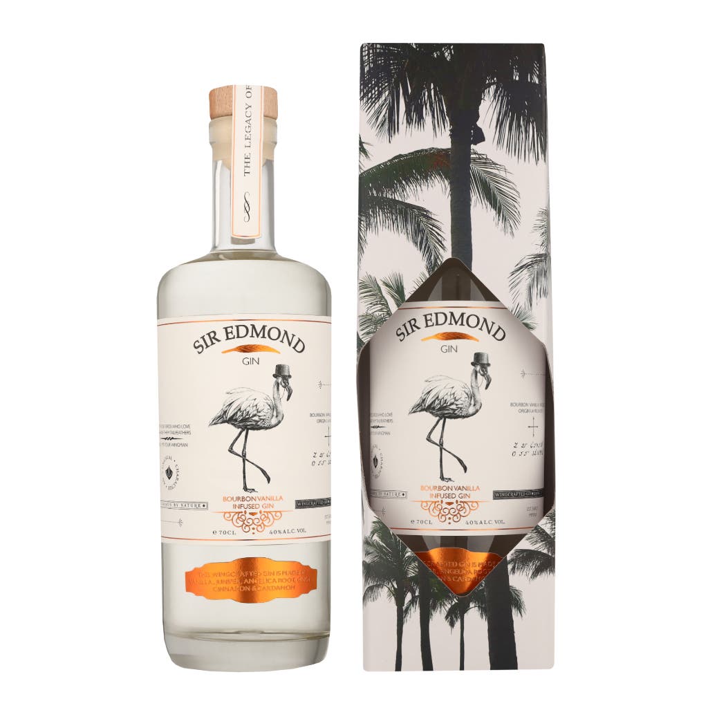 Sir Edmond Gin – Bourbon vanilla infused gin 70cl 