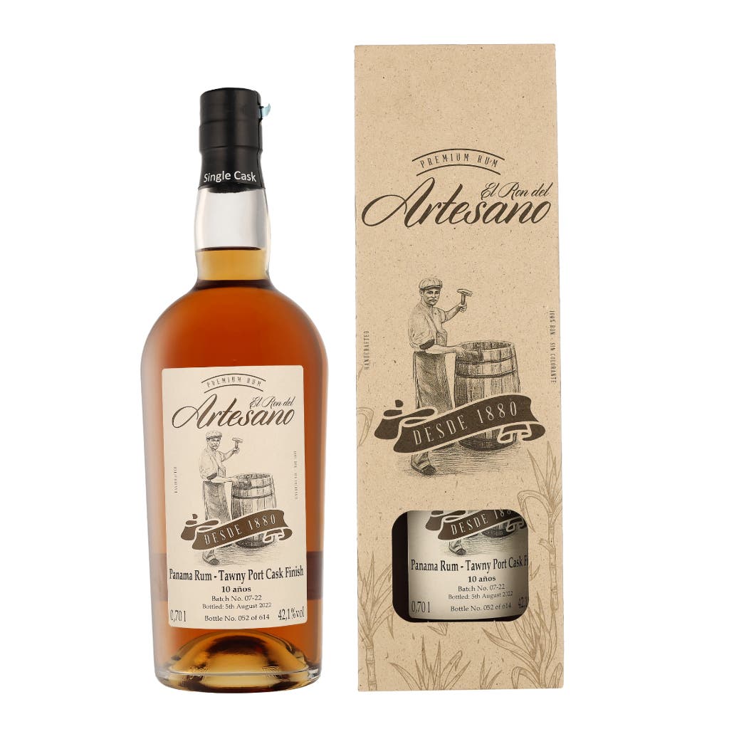 El Ron del Artesano 10 Years Tawny Port Cask Finish + GB 70cl